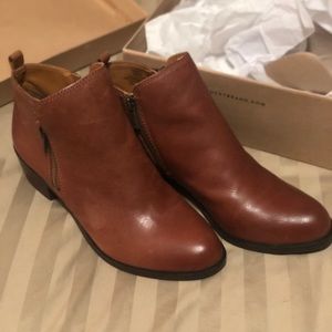 Lucky Brand Basel Bootie Size 10, Toffee color